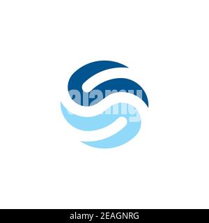 Creative letter s logo symbol element vector template for company Stock Vector