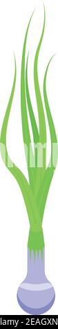 Farm onion icon. Isometric of farm onion vector icon for web design isolated on white background Stock Vector