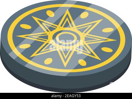 Lucky charm icon. Isometric of lucky charm vector icon for web design isolated on white background Stock Vector
