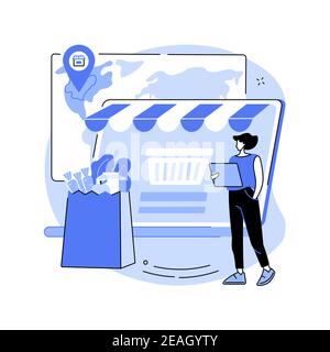 Domestic consumption abstract concept vector illustration. Stock Vector