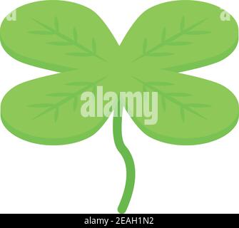 Wish clover icon. Isometric of wish clover vector icon for web design isolated on white background Stock Vector