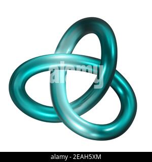 Realistic 3d render metallic color gradient geometric shapes objects elements for design isolated on white background. Vector illustration. EPS10 Stock Vector