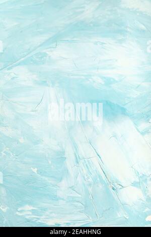 Blue painted plaster texture as a background Stock Photo