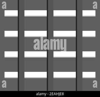 Vector abstract background with a checkerboard pattern, three-dimensional elements Stock Vector