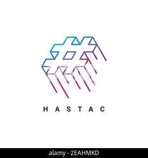 Modern Gradient hastag symbol. Creative hastag logo design symbol vector template Stock Vector
