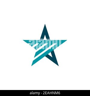 Star logo design vector template Stock Vector