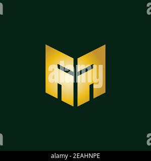 Creative initial letter M logo design inspiration symbol vector template Stock Vector