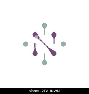 Technology logo design symbol inspiration vector template Stock Vector