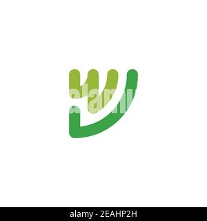 Letter W initial logo design symbol inspiration vector template Stock Vector