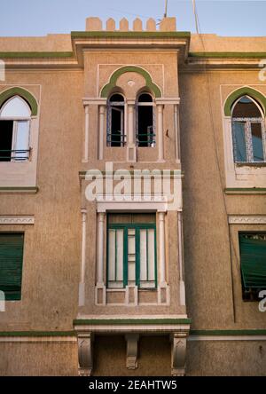 Building from the italian settlement, Tripolitania, Tripoli, Libya Stock Photo