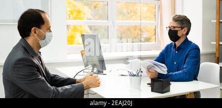 Job Interview Business Meeting Stock Photo