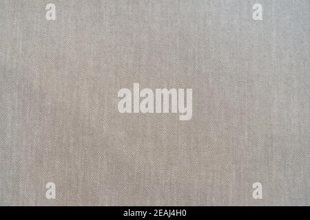 Seamless Mottled Gray French Woven Linen Texture Background. Old Ecru Natural Flax Fiber Pattern Stock Photo