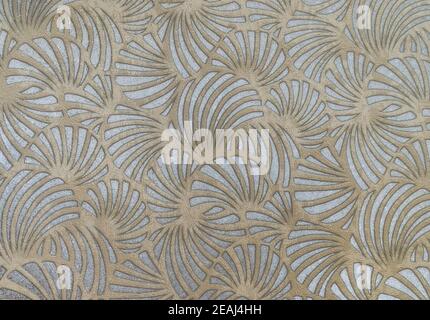 Decorative Style Retro Background, Ornate Design. Marble Fabric Material Surface Texture Stock Photo