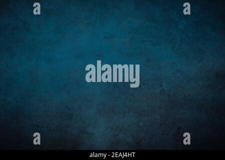 Dark Gloomy Background. Abstract Pattern. Dark Blue Rough Grunge Painted Surface Decorative Design Texture Stock Photo