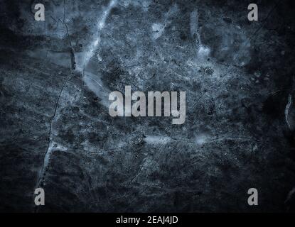 Beautiful Abstract Dark Black Background. Marble Grunge Rough Stone Surface Texture. Suitable for Backdrop, Wallpaper, or Decorative Design Stock Photo
