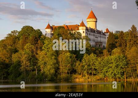 Konopiste castle in Central Bohemia, Czech Republic Stock Photo