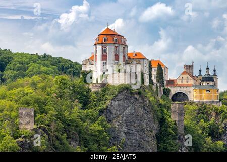 Vranov nad Dyji castle, Southern Moravia, Czech Republic Stock Photo