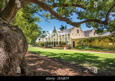 Somerset West, South Africa - January 30. 2020 : The Vergelegen Wine Estate is located at Somerset West in South Africa. A bistro and restaurant are a Stock Photo