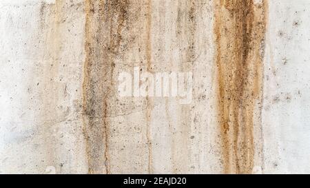 Old and grunge cement, concrete or plaster wall with patterns and cracks Stock Photo