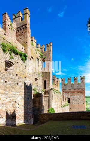 Castell Arquato in north Italy Stock Photo