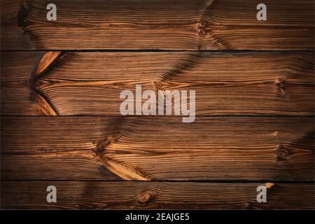 Dark brown vintage wooden planks background Stock Photo