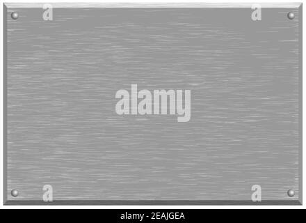 Background texture of brushed silver metal Stock Photo