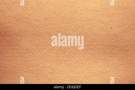 Background texture of beige natural leather grain Stock Photo