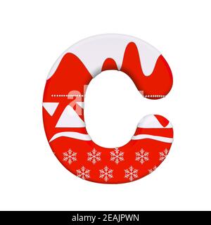 https://l450v.alamy.com/450v/2eajpwn/christmas-letter-c-capital-3d-xmas-font-suitable-for-celebration-santa-claus-or-winter-related-subjects-2eajpwn.jpg