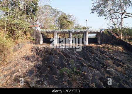 Dam shutters in vazhani dam, Kerala, India Stock Photo