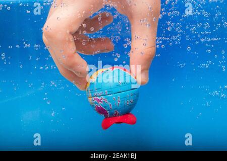 World globe model. Global business  and ecology concept. Stock Photo