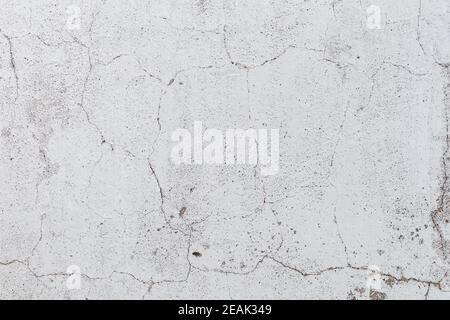 Old cracked concrete wall texture. Weathered background. Stock Photo