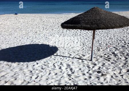 Beach on a sunny day, Sousse, Tunisia Stock Photo
