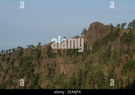 Morro del Visadero in the Integral Natural Reserve of Inagua. Stock Photo