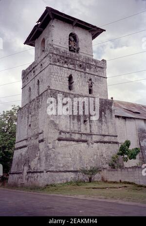 Baclayon church on Bohol in the Philippines Stock Photo