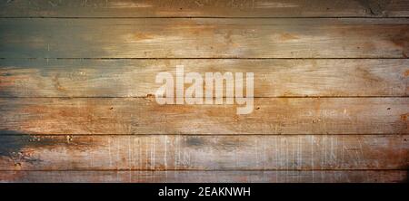 Old grunge wood banner texture Stock Photo