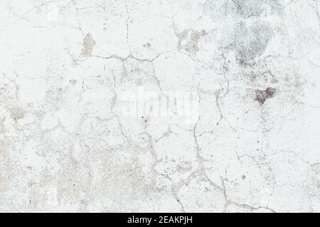 Old cracked concrete wall texture. Weathered background. Stock Photo