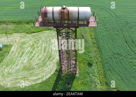 The water tower Stock Photo