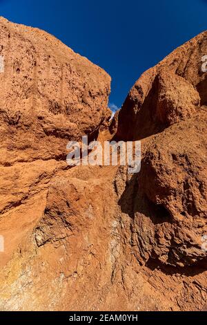 The altai mountains. landscape of nature on the Altai mountains and in the gorges between the mountains. Stock Photo