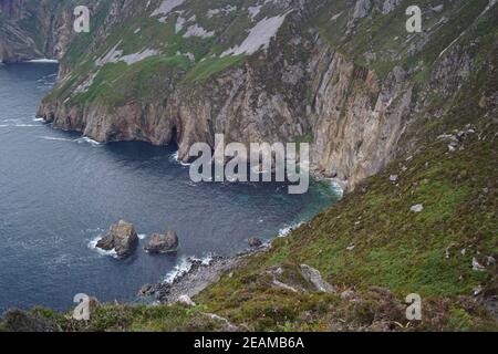 Wild Atlantic Way Slieve League Stock Photo