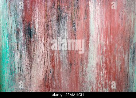 painted wood - abstract colorful background Stock Photo