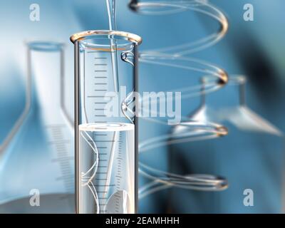 strumenti laboratorio chimico Stock Photo