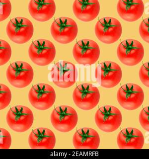 Pattern of fresh vegetables isolated on creative colored texture Stock Photo