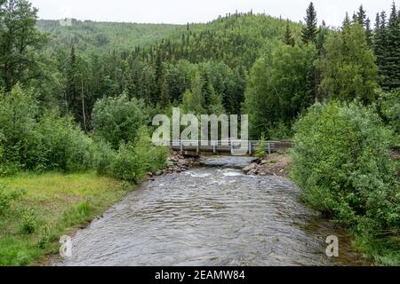 Chena Hot Springs Resort in Fairbanks, Alaska Stock Photo