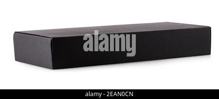 Blank black isolated on white background Stock Photo