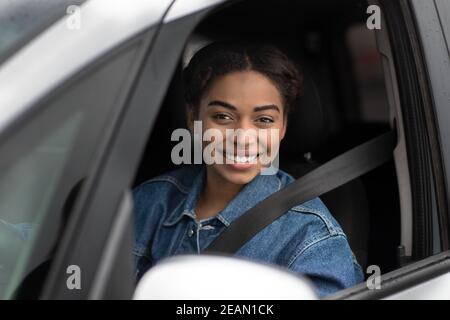 Great auto offer, car advertisement and modern blogger Stock Photo