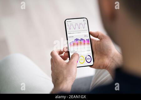 Predictive Business KPI Data Technology Dashboard Stock Photo