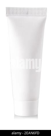 Cosmetic tube isolated on white background Stock Photo - Alamy