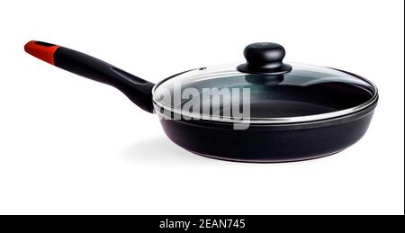 frying pan on a white background Stock Photo