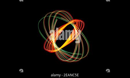 Light painting Stock Photo