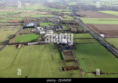 aerial view of Askham Bryan College, York Stock Photo - Alamy